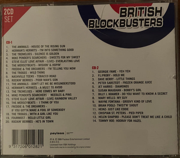 Various : British Blockbusters 2 CD set (2xCD, Comp)