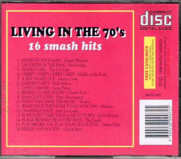 Various : Living In The 70's (16 Smash Hits) (CD, Comp)