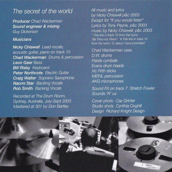 Nicky Chiswell : The Secret Of The World (CD, Album)