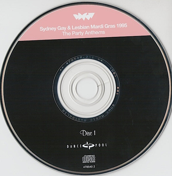 Various : Sydney Gay & Lesbian Mardi Gras 1995 (The Party Anthems) (2xCD, Comp)