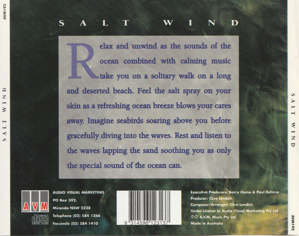 Clive Lendich : Salt Wind (CD, Album)