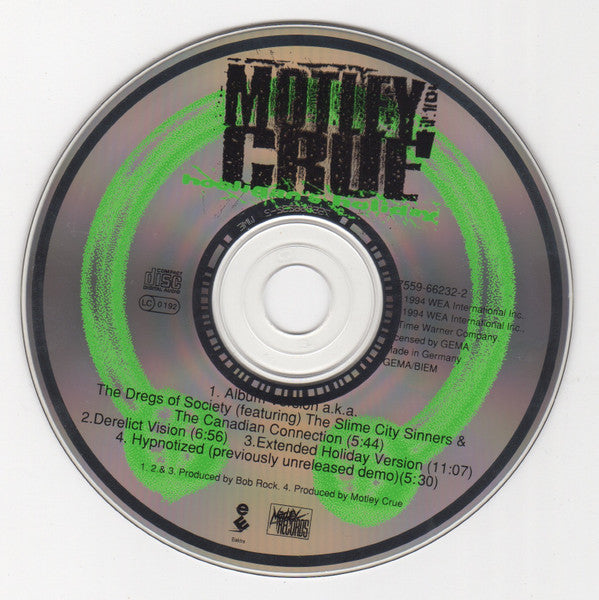 Mötley Crüe : Hooligan's Holiday (CD, Single)