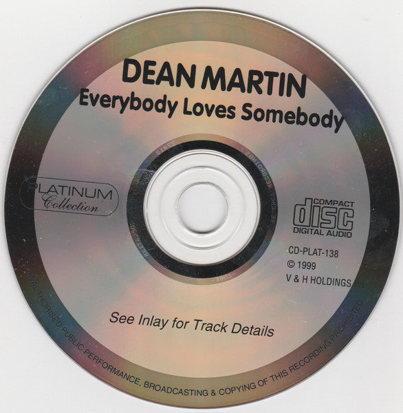 Dean Martin : Everybody Loves Somebody (CD, Comp)