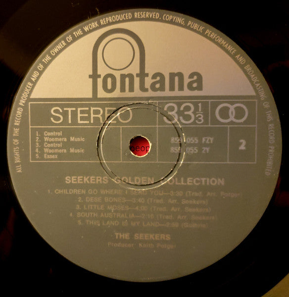 The Seekers : Seekers Golden Collection (LP, Comp, RE, Ele)