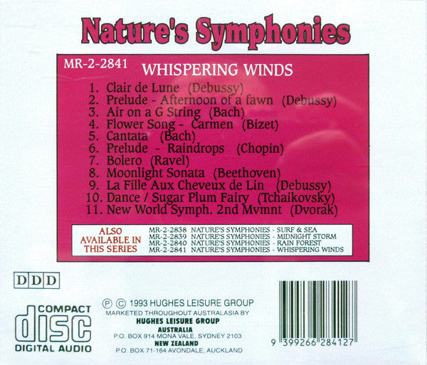 London Symphony Orchestra (2) : Nature's Symphonies - Whispering Winds (CD, Album)