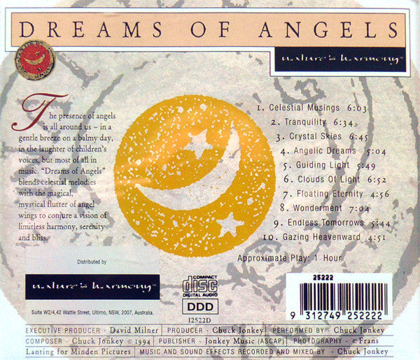 Chuck Jonkey : Dreams Of Angels (CD, Album)