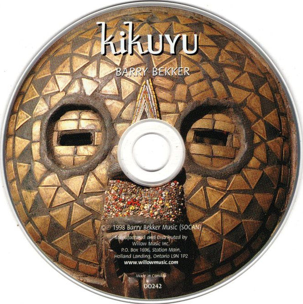 Barry Bekker : Kikuyu (CD, Album)