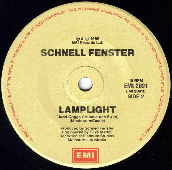 Schnell Fenster : Whisper (7", Single)
