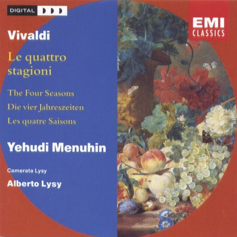 Antonio Vivaldi, Yehudi Menuhin, Camerata Lysy Gstaad, Alberto Lysy : Le Quattro Stagioni (CD, Comp)