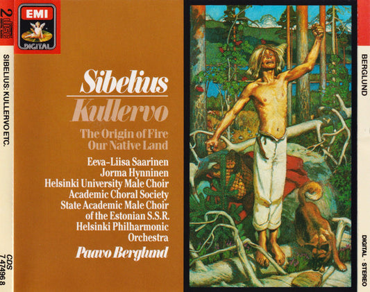 Jean Sibelius : Kullervo - The Origin Of Fire - Our Native Land (2xCD, Album)