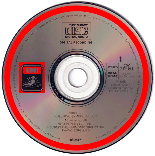 Jean Sibelius : Kullervo - The Origin Of Fire - Our Native Land (2xCD, Album)