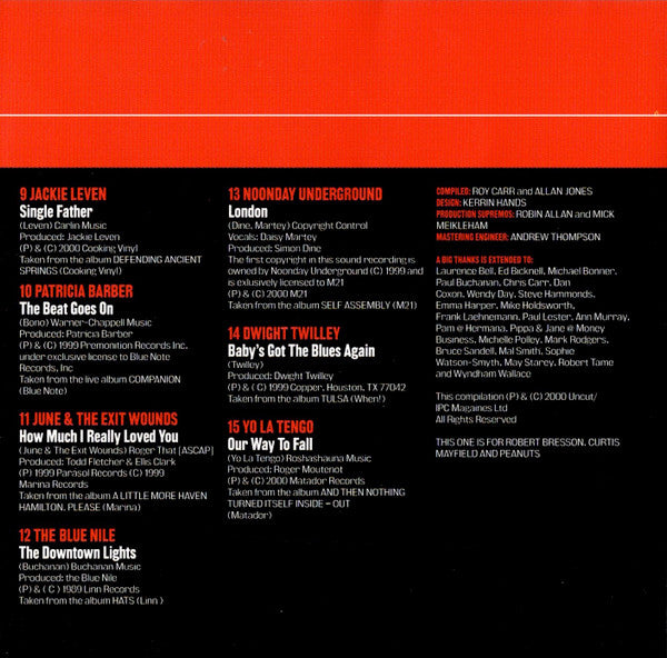 Various : Unconditionally Guaranteed 2000.2 (Uncut's Guide To The Month's Best Music) (CD, Comp, Promo)