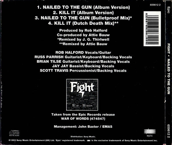 Fight : Nailed To The Gun (CD, Single, S/Edition, Dig)