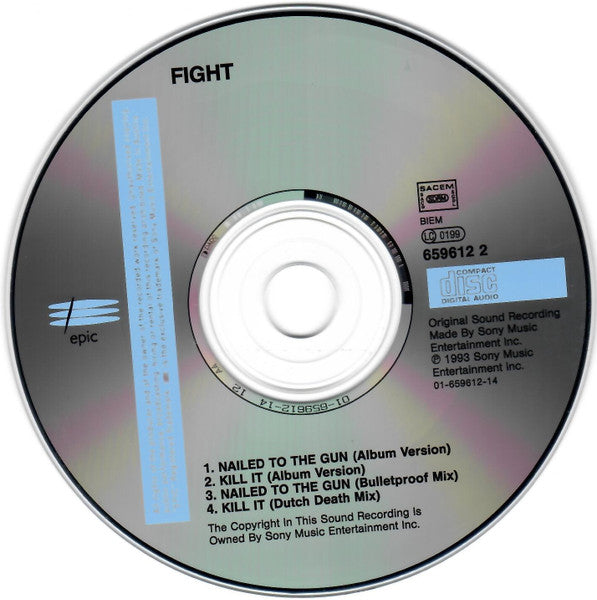 Fight : Nailed To The Gun (CD, Single, S/Edition, Dig)
