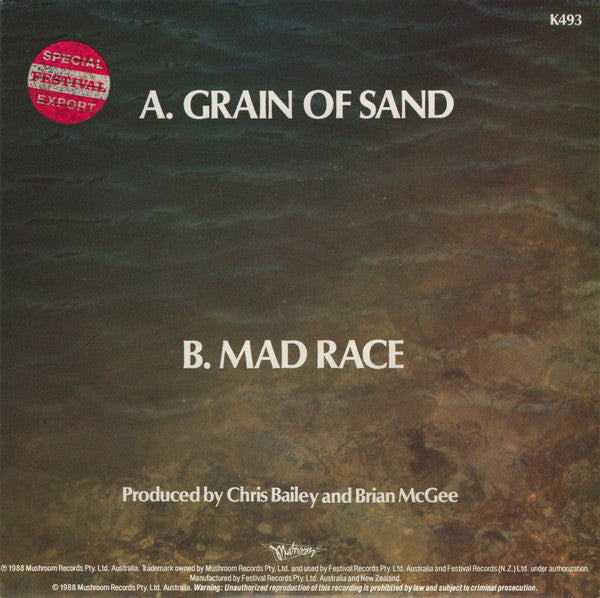 The Saints (2) : Grain Of Sand (7", Single)