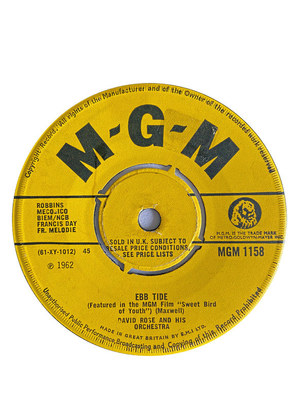 David Rose & His Orchestra : The Stripper (7", RE, 4-p)