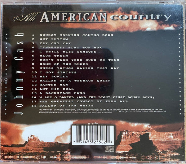 Johnny Cash : All American Country (CD, Comp)