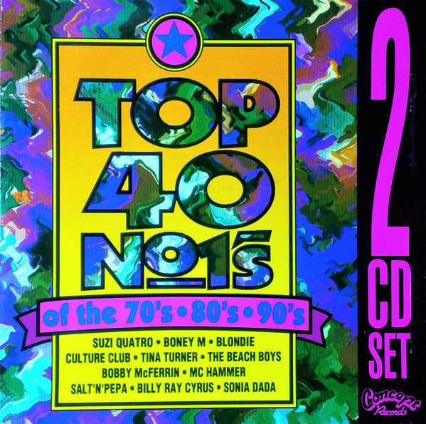 Various : Top 40 No1s Of The 70's 80's 90's (2xCD, Comp)