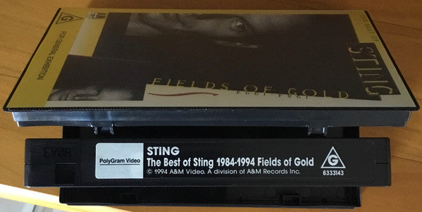 Sting : Fields Of Gold: The Best Of Sting 1984 - 1994 (VHS, Comp, PAL)