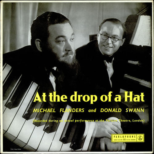 Flanders & Swann : At The Drop Of A Hat (LP, Album, Mono)