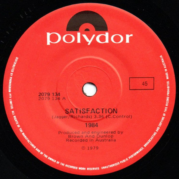 1984 (29) : Satisfaction (7", Single)