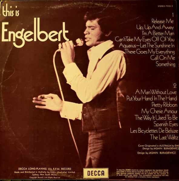 Engelbert Humperdinck : This Is Engelbert (LP, Comp, Mis)