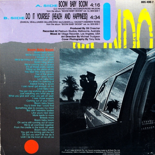 Mondo Rock : Boom Baby Boom (7", Single)