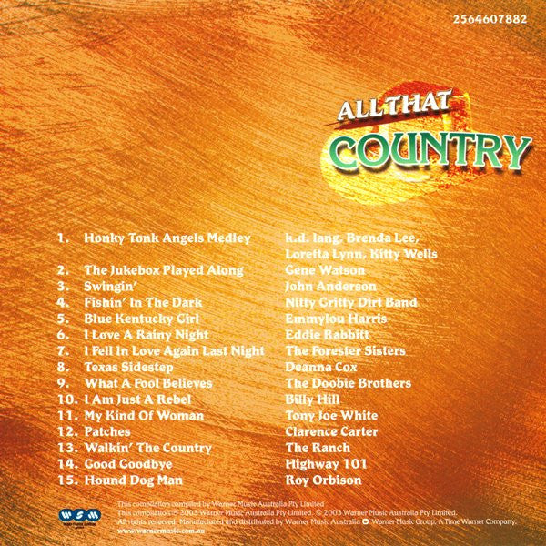 Various : All That Country (Box + 3xCD, Comp)