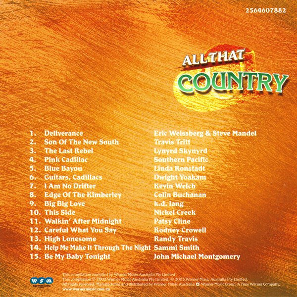 Various : All That Country (Box + 3xCD, Comp)