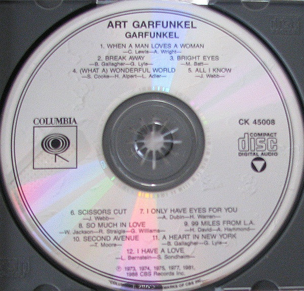 Art Garfunkel : Garfunkel (CD, Comp)