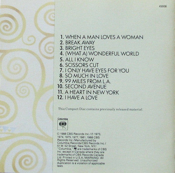 Art Garfunkel : Garfunkel (CD, Comp)