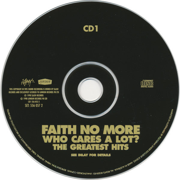 Faith No More : Who Cares A Lot? The Greatest Hits (2xCD, Comp, Ltd)