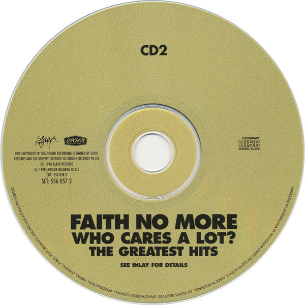 Faith No More : Who Cares A Lot? The Greatest Hits (2xCD, Comp, Ltd)