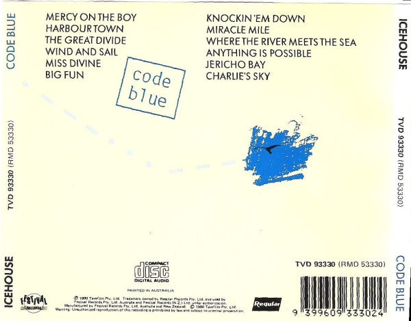 Icehouse : Code Blue (CD, Album)