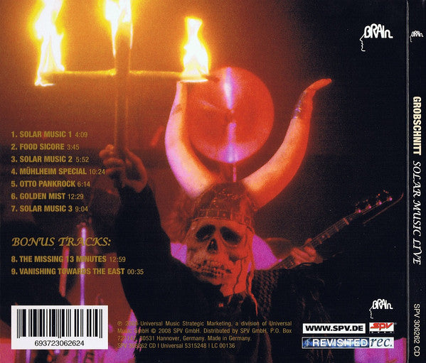 Grobschnitt : Solar Music - Live (CD, Album, RE, RM, Dig)