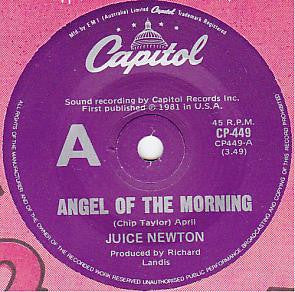 Juice Newton : Angel Of The Morning (7", Single)