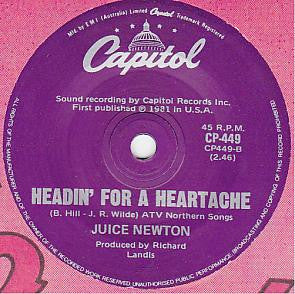 Juice Newton : Angel Of The Morning (7", Single)