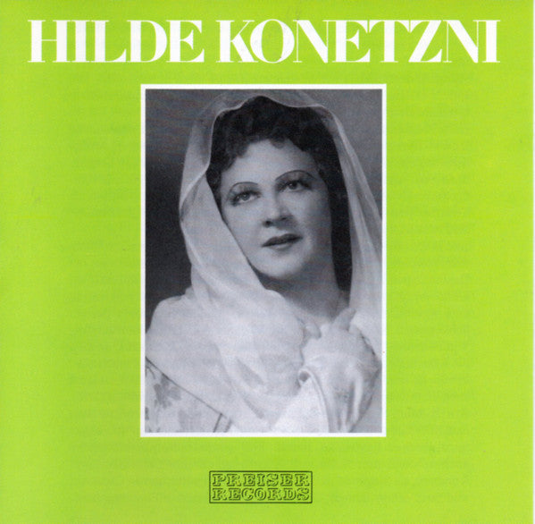 Hilde Konetzni : Hilde Konetzni Singt (CD, Comp, Mono)
