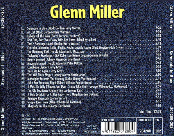 Glenn Miller : Serenade In Blue (CD, Comp)