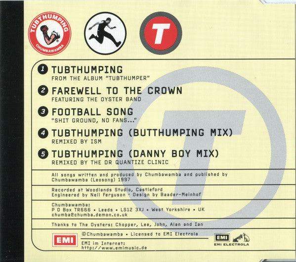 Chumbawamba : Tubthumping (CD, Single)
