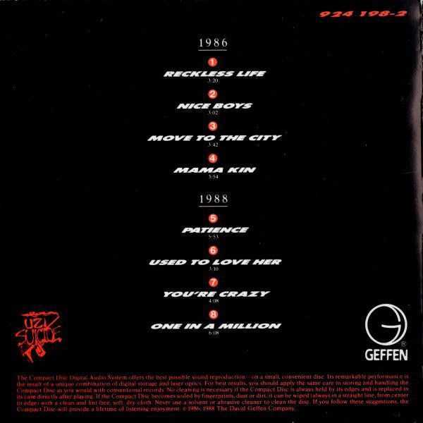 Guns N' Roses : G N' R Lies (CD, Album, RSA)