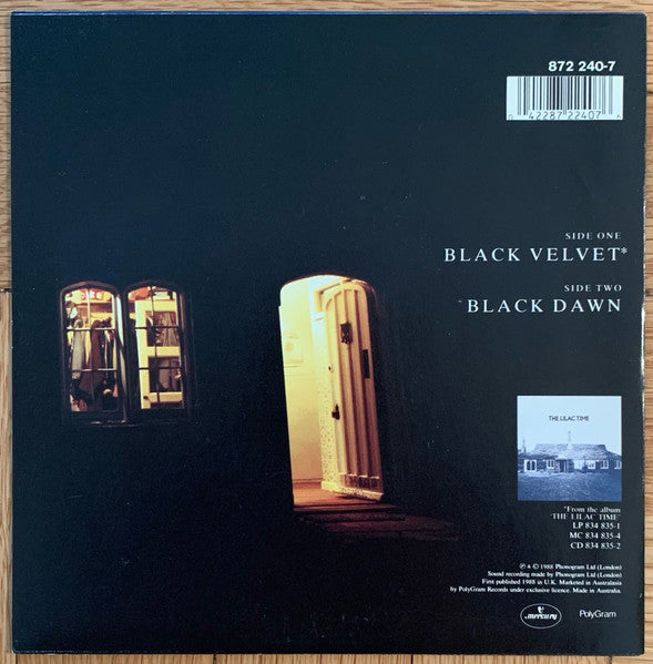 The Lilac Time : Black Velvet (7", Single)