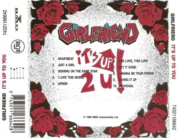 Girlfriend (4) : It's Up To You (CD, Album)