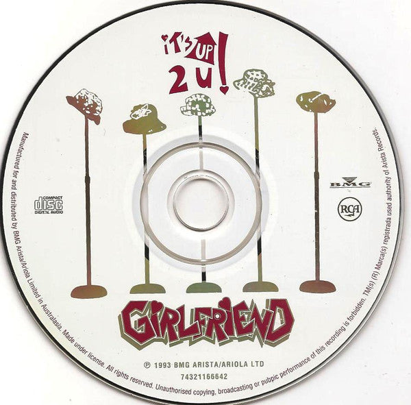 Girlfriend (4) : It's Up To You (CD, Album)