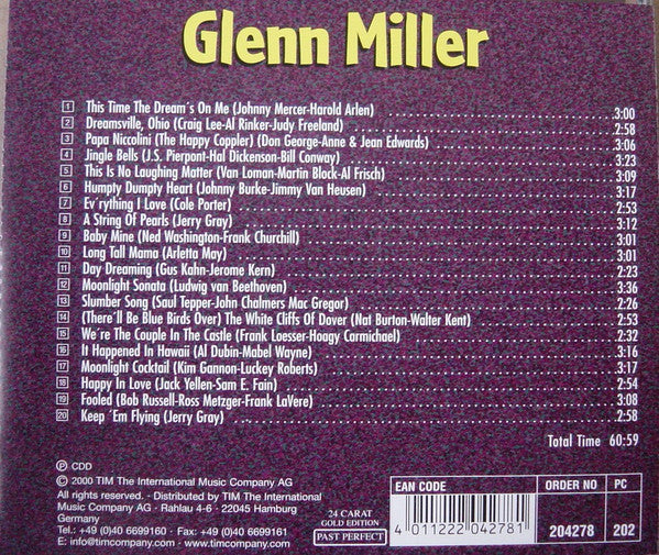 Glenn Miller : A String Of Pearls (CD, Comp)