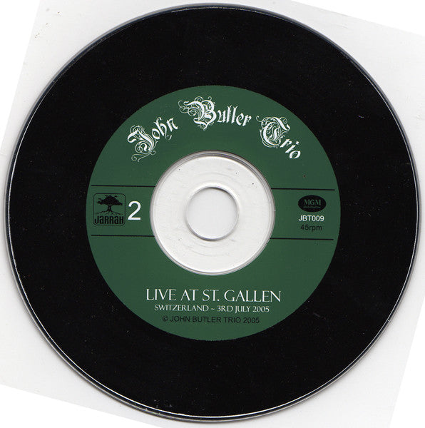 The John Butler Trio : Live At St. Gallen OpenAir Music Festival (2xCD, Album + DVD-V, PAL + Ltd)