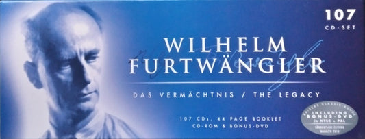 Wilhelm Furtwängler : Das Vermächtnis / The Legacy (107xCD, Mono + DVD-V, NTSC + DVD-V, PAL + CD-ROM +)