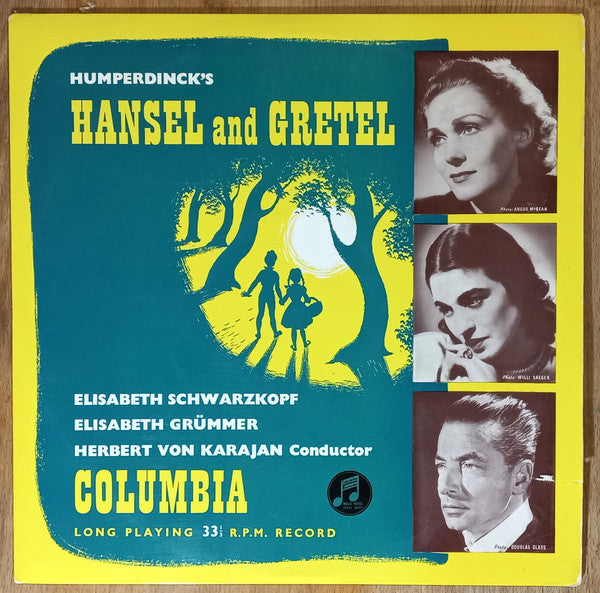 Humperdinck* - The Philharmonia Orchestra*, Herbert von Karajan : Hänsel And Gretel (2xLP, Album, Mono)