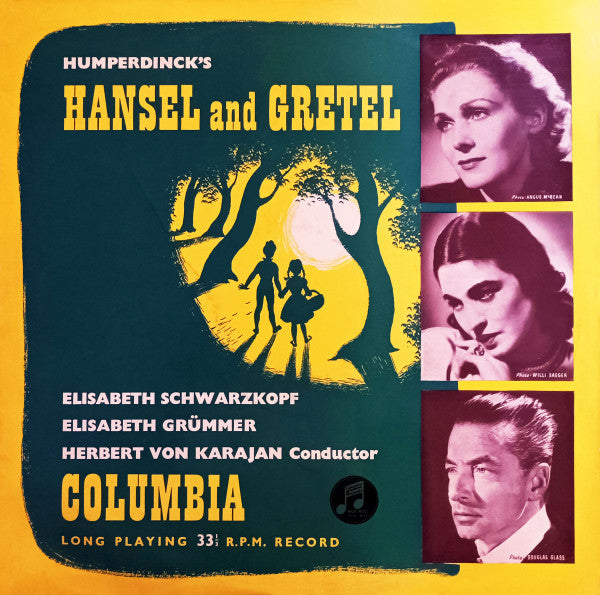 Humperdinck* - The Philharmonia Orchestra*, Herbert von Karajan : Hänsel And Gretel (2xLP, Album, Mono)