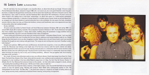The Go-Betweens : 16 Lovers Lane (CD, Album, Enh, RM + CD, Album, RM)
